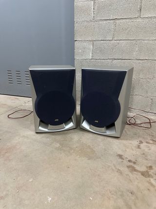 Altavoces JVC Plata y Azul