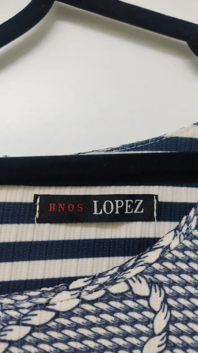 Vestido estampado mujer