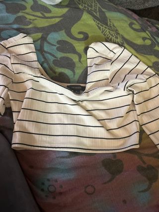 Jersey Primark rayas blanco y negro talla M