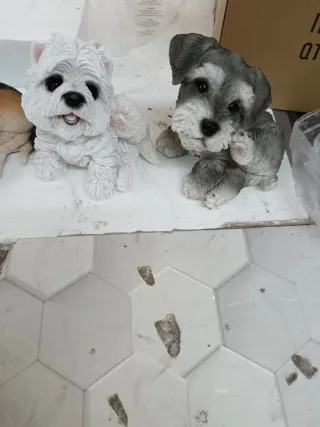 Figuras Perro Decorativas Set 4