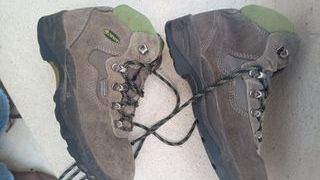 Botas niño Chiruca grises y verdes