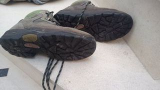 Botas niño Chiruca grises y verdes