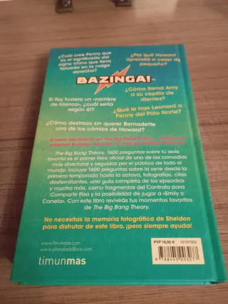 Libro Big Bang Theory: 1600 Preguntas 