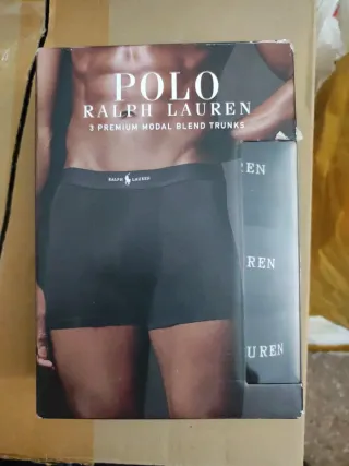 Polo Ralph Lauren Slips Negros (3uds)