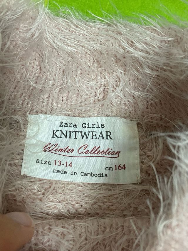 Jersey Teen Girls rosa talla única