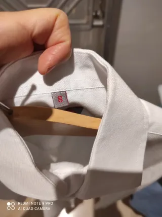Traje de niño azul y blanco 