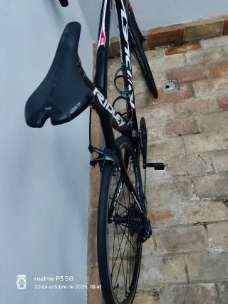 Bicicleta de carretera Ridley  cambio electrónico.
