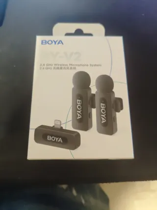 Microfoni Wireless BOYA BY-V2 per iPhone Apple