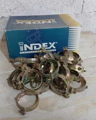 100 Abrazaderas Index 47mm M6 Nuevas