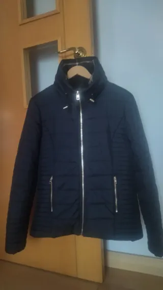 Parka ONLY Negra Corte Inglés