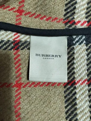 Chaqueta Burberry Clásica Tartán