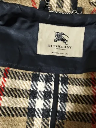 Chaqueta Burberry Clásica Tartán