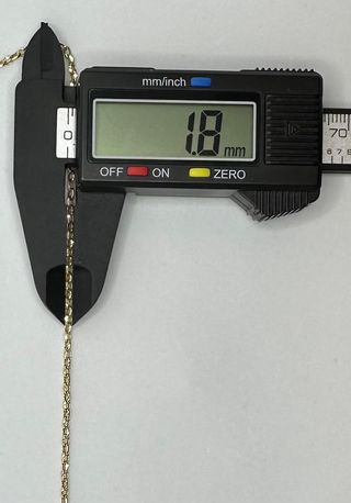 Cadena Rolo de oro de 9k, 2.11 g, 47 cm.