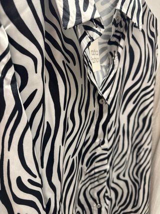 Camisa Radica Fashion Estampado Cebra