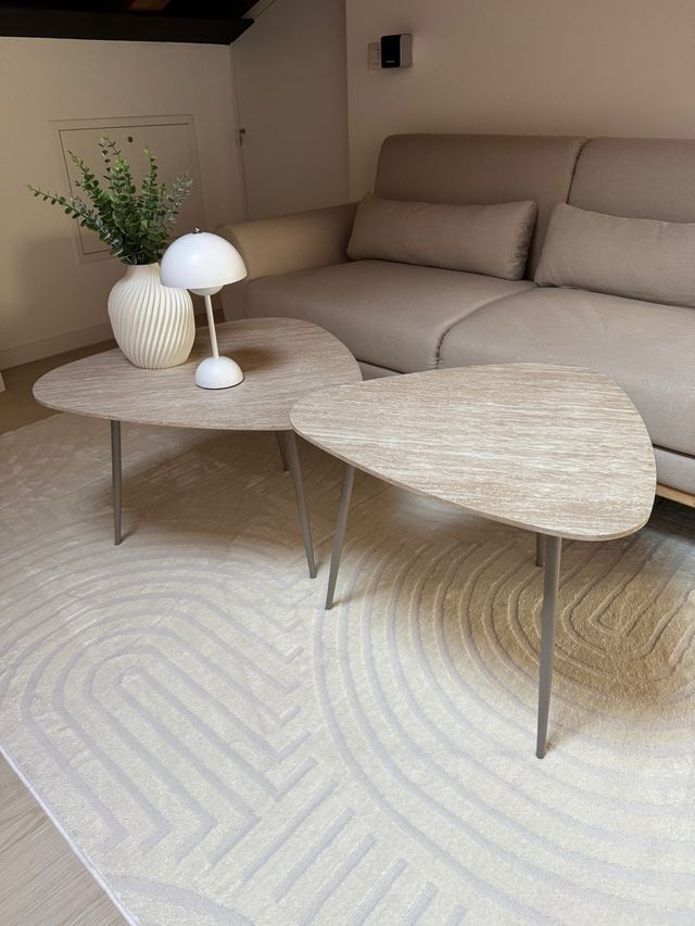 Set 2 Tavolini Triangolari