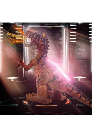 Dinosaurio Teledirigido con Humo y Luces