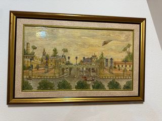 Cuadro Puente Bomberos Sevilla Original