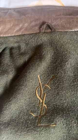 Chaqueta Yves Saint Laurent Marrón/Verde