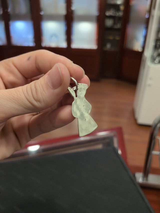 Colgante Plata Gran Poder Silueta Grande