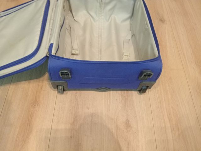 Valigia da cabina blu Samsonite