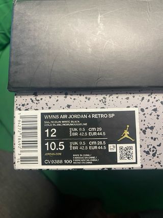 Jordan 4 Sail x Off-White EU 44.5