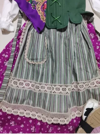 Traje regional niña talla 8-10