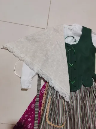 Traje regional niña talla 8-10