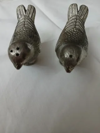 Set Saliere Pepe Uccellini Vintage