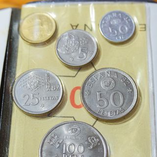 Colección monedas España 1982