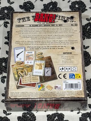 Juego de mesa BANG! El Juego del Salvaje Oeste