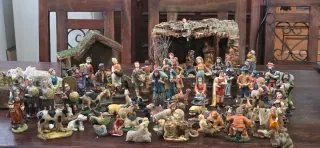 Nacimiento Belén figuras resina
