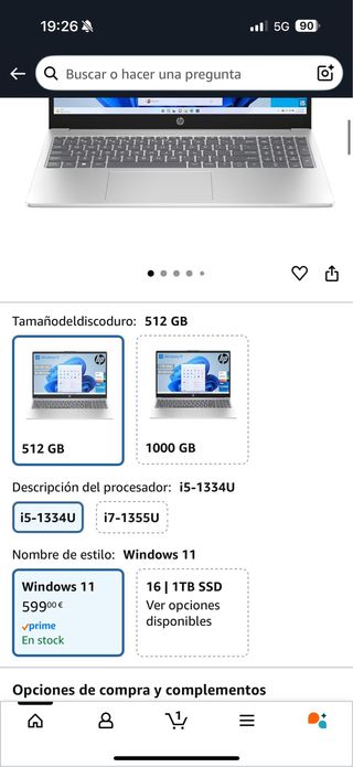 Portátil HP 15