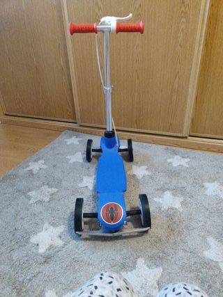 Patín evolutivo Spiderman 3 ruedas