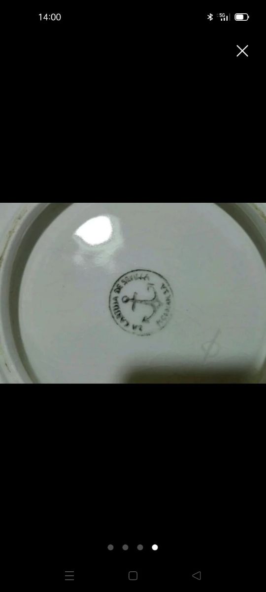 Mantequillera La Cartuja Porcelana