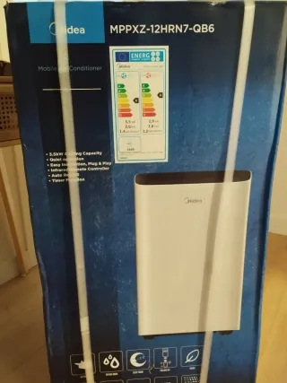 Aire Acondicionado Portátil Midea MPPXZ-12HRN7-QB6