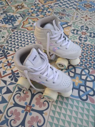 Patines Oxelo Talla 32 Blancos