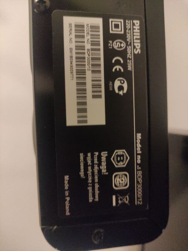 Grabador Philips HDMI x.v.Colour BD-Live