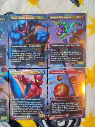 Magic The Gathering Cartas Foil Spiderman Raras