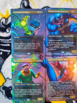 Magic The Gathering Cartas Foil Spiderman Raras