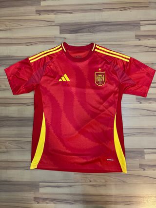 Camiseta España 2024 Adidas Roja y Amarilla
