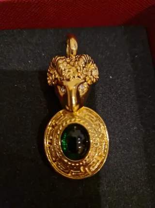 Broche y pendientes vintage joyas Cabouchon