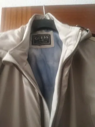 Chaqueta Guess Beige y Azul hombre