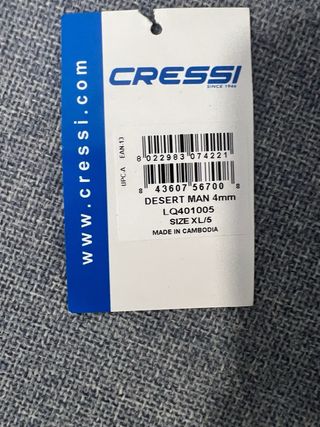 Mono térmico CRESSI Drylastic Talla XL