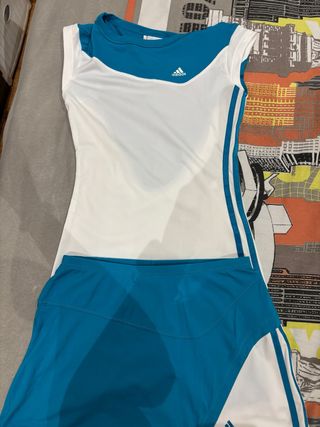 CamiSeta y falda  Adidas Mujer Teal 