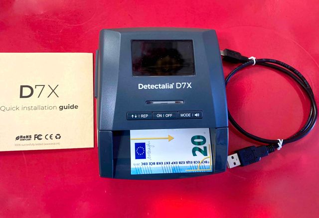 Detector Billetes Detectalia D7X Profesional