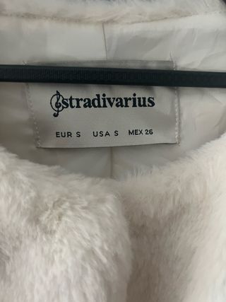 Chaqueta pelo Stradivarius Talla S