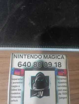 Nintendo switch reparación mantenimiento y mas