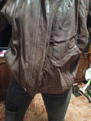 Chaqueta vintage de piel