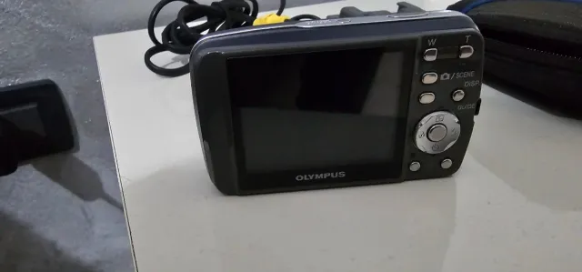 Olympus Fotocamera Digitale Blu/Argento