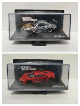 2 Coches Fast & Furious 1:43